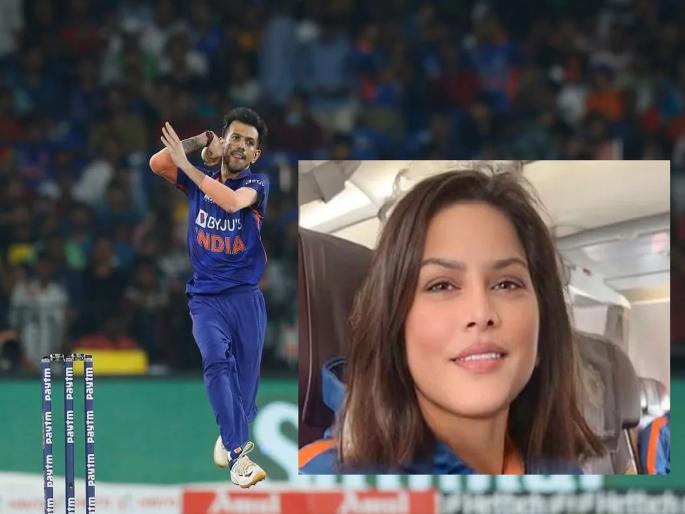 Yuzvendra Chahal mentions beautiful young lady as partner in team India bus, who is she? | टीम इंडियाच्या बसमध्ये सुंदर तरुणी, युझवेंद्र चहलने केला पार्टनर म्हणून उल्लेख, कोण आहे ती? 