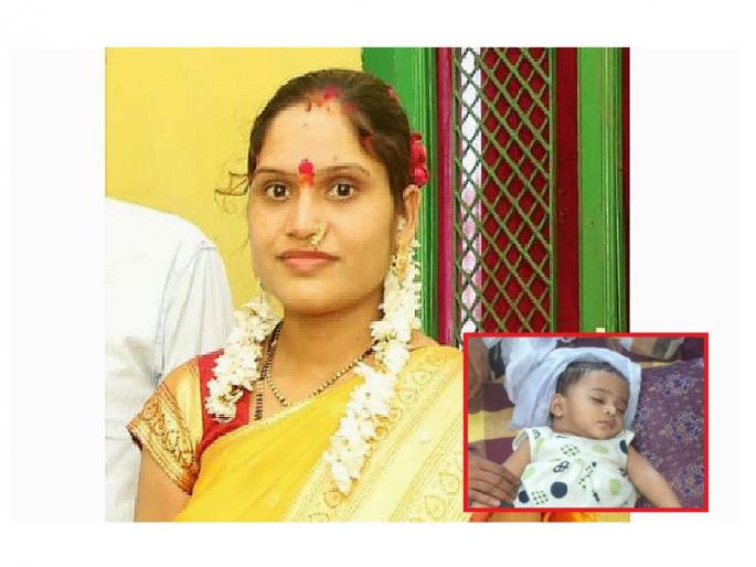 married woman hangs herself with baby girl, mother died daughter rescued | पतीच्या जाण्याने खचली, चिमुकलीसह घेतला गळफास; आईचा मृत्यू, मुलगी बचावली married woman hangs herself with baby girl, mother died daughter rescued | पतीच्या जाण्याने खचली, चिमुकलीसह घेतला गळफास; आईचा मृत्यू, मुलगी बचावली