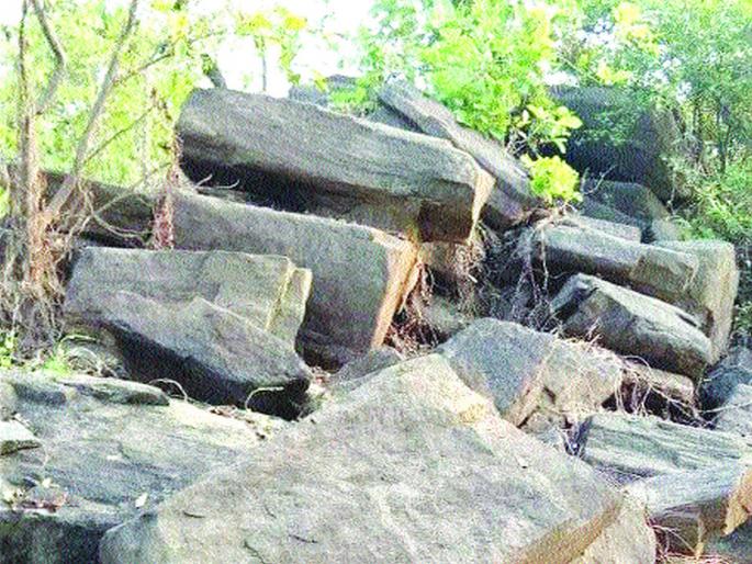 Curious about the wonderful stone walls in Palghar | पालघरमधील अद्भुत दगडी भिंतीबाबत कुतूहल Curious about the wonderful stone walls in Palghar | पालघरमधील अद्भुत दगडी भिंतीबाबत कुतूहल