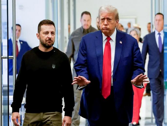 ...then Ukraine ever becomes Russia's, I want my money back; Donald Trump threatens Zelensky | ...तर युक्रेन केव्हाही रशियाचा होईल, मला माझा पैसा परत हवा; डोनाल्ड ट्रम्पची झेलेन्स्कींना धमकी ...then Ukraine ever becomes Russia's, I want my money back; Donald Trump threatens Zelensky | ...तर युक्रेन केव्हाही रशियाचा होईल, मला माझा पैसा परत हवा; डोनाल्ड ट्रम्पची झेलेन्स्कींना धमकी