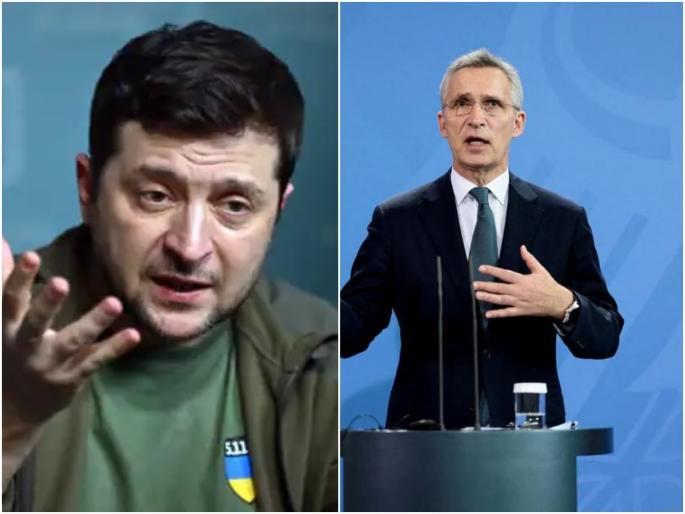Russia ukraine wat ukraine president zelensky condemns nato decision to rule out no fly zone amnid russia attacks | Ukraine Russia war: युक्रेनला नो फ्लाय झोन बनवण्यास नकार; झेलेंस्कींनी NATO ला सुनावलं Russia ukraine wat ukraine president zelensky condemns nato decision to rule out no fly zone amnid russia attacks | Ukraine Russia war: युक्रेनला नो फ्लाय झोन बनवण्यास नकार; झेलेंस्कींनी NATO ला सुनावलं