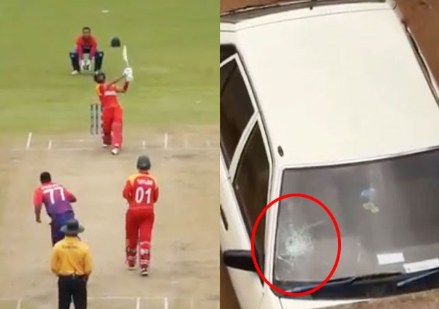 Video: Zimbabwe's Batman will be surprised to see this six! | Video : झिम्बाब्वेच्या फलंदाजाचा 'हा' षटकार पाहून अवाक व्हाल!