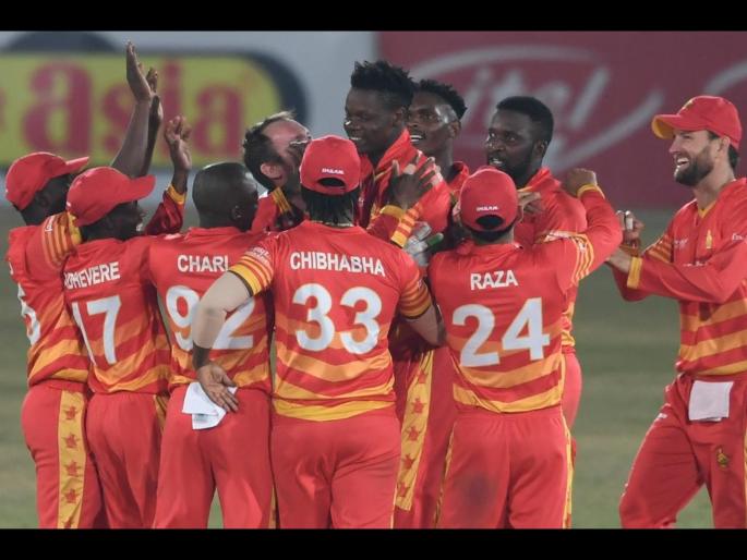 PAK vs ZIM : Historic win for Zimbabwe as they beat Pakistan in Pakistan in the Super-over; claim their first points of the world cup Super League | PAK vs ZIM : झिम्बाब्वेनं सुपर ओव्हरमध्ये पाकिस्तानला नमवलं; बाबर आझमचं शतक व्यर्थ