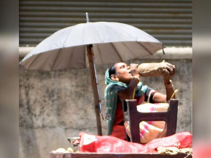 Fever of Navtapa on last day, mercury at 43 degrees; Another two-day heat wave warning | शेवटच्या दिवशी नवतपाचा ताप, पारा ४३ अंशांवर Fever of Navtapa on last day, mercury at 43 degrees; Another two-day heat wave warning | शेवटच्या दिवशी नवतपाचा ताप, पारा ४३ अंशांवर