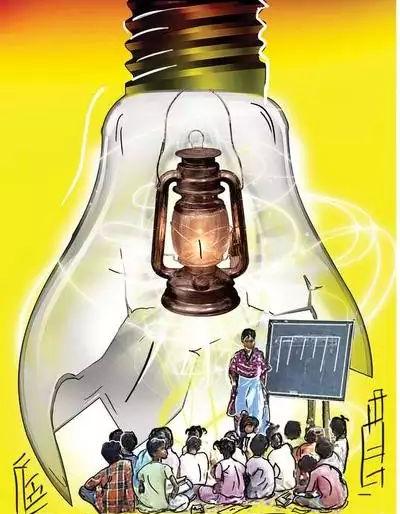 Schools were started, but the electricity supply break remained unchanged | शाळा सुरू झाल्या, मात्र वीज पुरवठा खंडितच राहिला