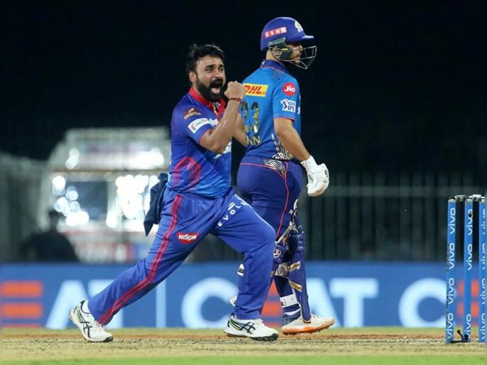 IPL 2021 MI vs DC Live T20 Score : Amit Mishra took 4 wickets, Mumbai Indians 9/137 | IPL 2021, MI vs DC T20 Live : अमित मिश्रानं MIची वाट लावली; तगड्या फलंदाजांची फौज माघारी पाठवली! IPL 2021 MI vs DC Live T20 Score : Amit Mishra took 4 wickets, Mumbai Indians 9/137 | IPL 2021, MI vs DC T20 Live : अमित मिश्रानं MIची वाट लावली; तगड्या फलंदाजांची फौज माघारी पाठवली!