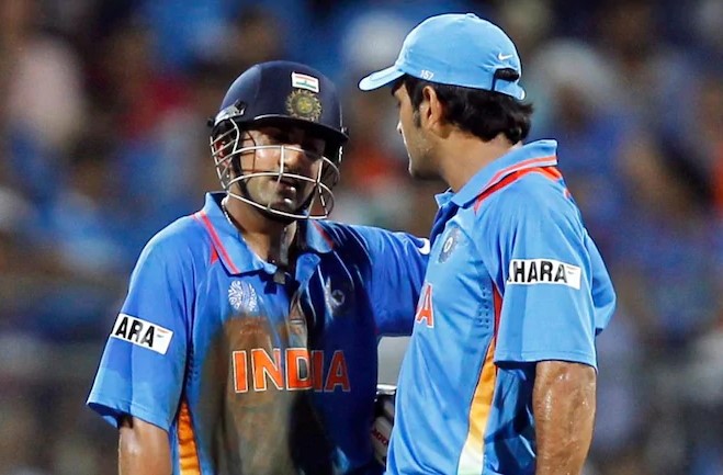 Worldcup 2011 : Gambhir's dismissal for 97 runs, Gautam's important statement about MS Dhoni | Worldcup 2011 : 97 धावांवर बाद झाल्याची खंत, धोनीच्या भूमिकेबद्दल गंभीरनं स्पष्टच सांगितलं Worldcup 2011 : Gambhir's dismissal for 97 runs, Gautam's important statement about MS Dhoni | Worldcup 2011 : 97 धावांवर बाद झाल्याची खंत, धोनीच्या भूमिकेबद्दल गंभीरनं स्पष्टच सांगितलं
