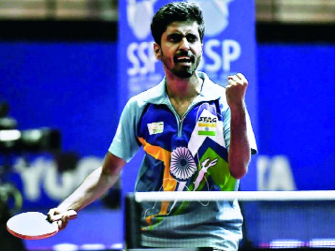 जागतिक टेबल टेनिस जी. साथियान उपउपांत्यपूर्व फेरीत Marathi News