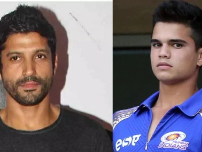 Dont Murder His Enthusiasm bollywood actor director Farhan Akhtar Defends sachin tendulkars son Arjun Tendulkar After Nepotism Debate ipl mi selection | अर्जुन तेंडुलकरला ट्रोल करणाऱ्यांना फरहान अख्तरनं सुनावलं; म्हणाला, "त्याच्या उत्साहाचा..." Dont Murder His Enthusiasm bollywood actor director Farhan Akhtar Defends sachin tendulkars son Arjun Tendulkar After Nepotism Debate ipl mi selection | अर्जुन तेंडुलकरला ट्रोल करणाऱ्यांना फरहान अख्तरनं सुनावलं; म्हणाला, "त्याच्या उत्साहाचा..."