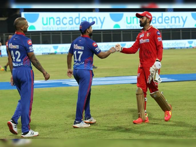 IPL 2021, DC vs PBKS T20 Match Highlight : Shikhar Dhawan's 92(49) helped Delhi Capitals to chase down196-run target against PBKS | IPL 2021, DC vs PBKS T20 Match Highlight : ख्रिस गेलचे अपयश, मोहम्मद शमीची निराशाजनक कामगिरी अन् शिखर धवनची सुसाट फलंदाजी IPL 2021, DC vs PBKS T20 Match Highlight : Shikhar Dhawan's 92(49) helped Delhi Capitals to chase down196-run target against PBKS | IPL 2021, DC vs PBKS T20 Match Highlight : ख्रिस गेलचे अपयश, मोहम्मद शमीची निराशाजनक कामगिरी अन् शिखर धवनची सुसाट फलंदाजी