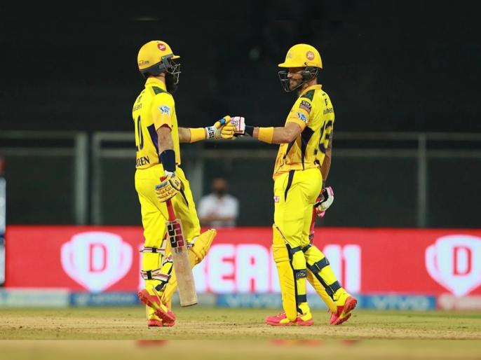IPL 2021, CSK vs PBKS T20 Live : In MS Dhoni's 200th game for Chennai Super Kings won by wickets 6 wickets | IPL 2021, CSK vs PBKS T20 Live : महेंद्रसिंग धोनीला दोनशेव्या सामन्यात CSKकडून विजयाची भेट; दीपक चहरनं गाजवला दिवस IPL 2021, CSK vs PBKS T20 Live : In MS Dhoni's 200th game for Chennai Super Kings won by wickets 6 wickets | IPL 2021, CSK vs PBKS T20 Live : महेंद्रसिंग धोनीला दोनशेव्या सामन्यात CSKकडून विजयाची भेट; दीपक चहरनं गाजवला दिवस