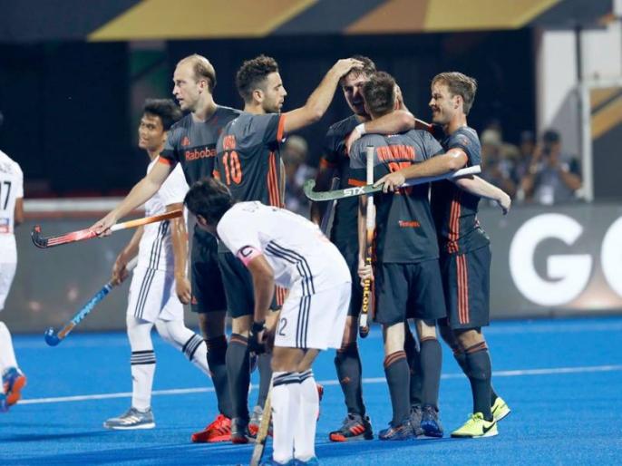 Hockey World Cup 2018: Netherlands beat Malaysia's by 7-0 margine | Hockey World Cup 2018 : नेदरलँड्ससमोर मलेशियाची शरणागती, 7-0 असा दणदणीत विजय Hockey World Cup 2018: Netherlands beat Malaysia's by 7-0 margine | Hockey World Cup 2018 : नेदरलँड्ससमोर मलेशियाची शरणागती, 7-0 असा दणदणीत विजय