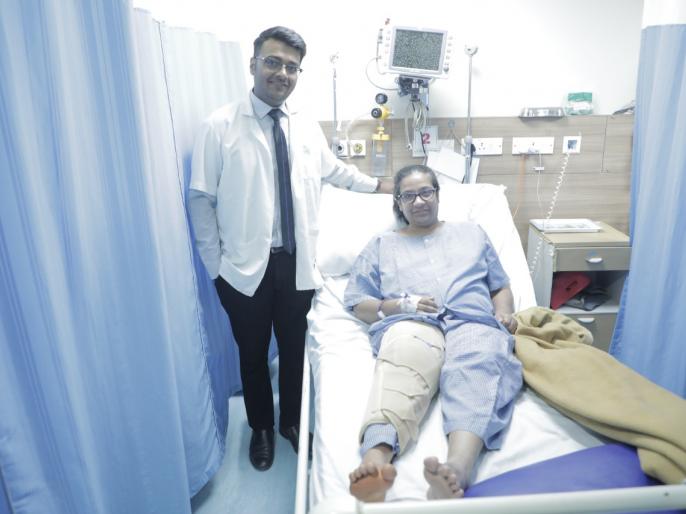 15-cm-tumor-removed-from-50-year-old-woman-s-knee-joint-marathi-news