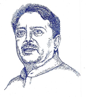 Pencil Sketch Of Vilasrao Deshmukh  DesiPainterscom