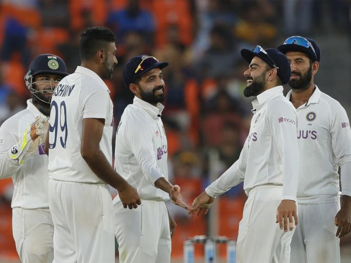 Ind vs Eng 3rd Test Day 2 : Virat Kohli surpasses MS Dhoni to become the most successful captain in India | Ind vs Eng 3rd Test; Virat Kohli : घरच्या मैदानावर आता विराट कोहली 'वाघ'; महेंद्रसिंग धोनीचा विक्रम मोडला Ind vs Eng 3rd Test Day 2 : Virat Kohli surpasses MS Dhoni to become the most successful captain in India | Ind vs Eng 3rd Test; Virat Kohli : घरच्या मैदानावर आता विराट कोहली 'वाघ'; महेंद्रसिंग धोनीचा विक्रम मोडला