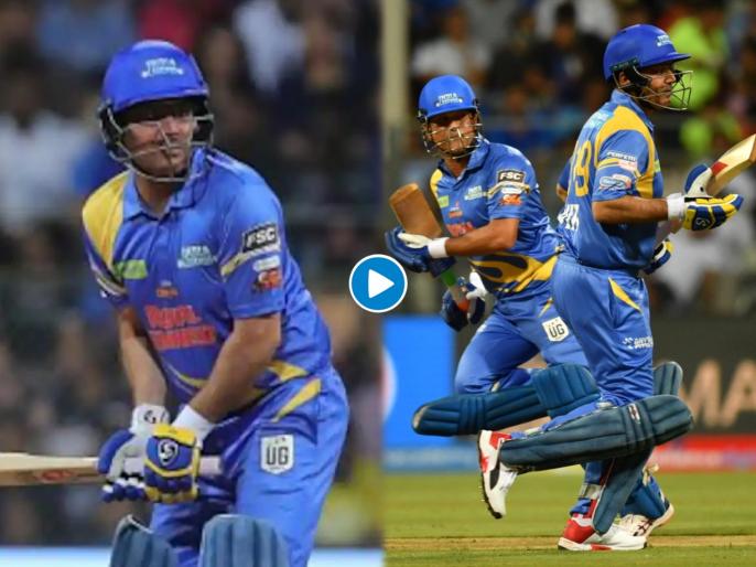 Watch: 1st-ball boundary, upper cut, 50 with six: Virender Sehwag rolls back years in Road Safety World Series | Video : पहिल्या चेंडूवर चौकार, अपर कट अन् षटकारानं पूर्ण केलं अर्धशतक; वीरेंद्र सेहवागचा अंदाज तोच Watch: 1st-ball boundary, upper cut, 50 with six: Virender Sehwag rolls back years in Road Safety World Series | Video : पहिल्या चेंडूवर चौकार, अपर कट अन् षटकारानं पूर्ण केलं अर्धशतक; वीरेंद्र सेहवागचा अंदाज तोच
