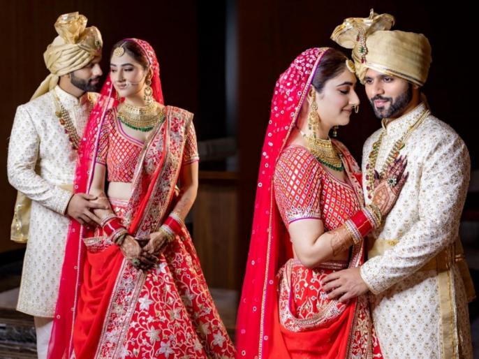 Finally Married Check Out Inside Pics Of Rahul Vaidya And Disha Parmars Wedding