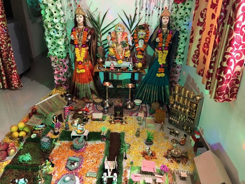 Gauri Ganpati Decoration Ideas at Home - Ganpati.TV