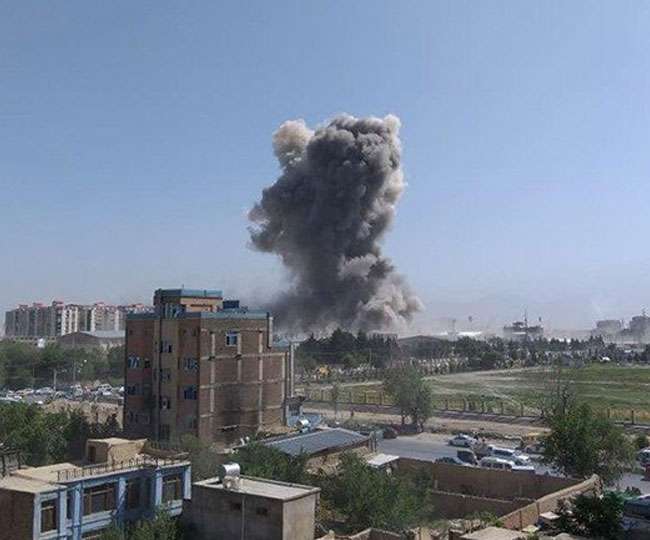A powerful bomb blast in Kabul; 34 killed, 68 injured | काबूलमध्ये शक्तिशाली बॉम्बस्फोट; 34 ठार, 68 जखमी