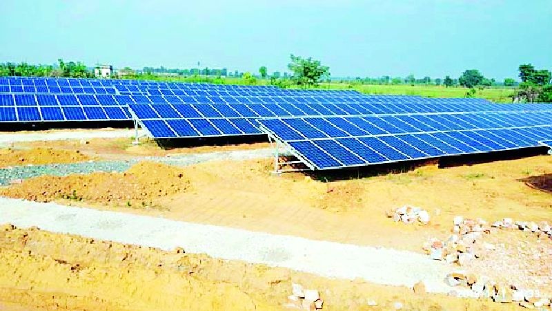 Birsi Airport will generate 36 lakh units of electricity from solar power | सौर ऊर्जेपासून बिरसी विमानतळ करणार ३६ लाख युनिट वीज निर्मिती