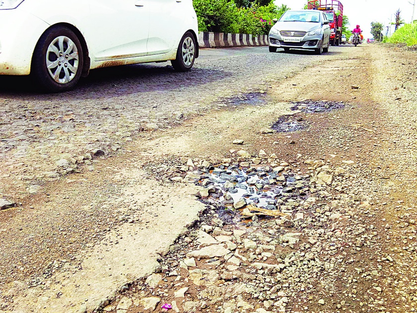 Hell again on Sangli-Peth road | सांगली-पेठ रस्त्यावर पुन्हा नरकंयातना