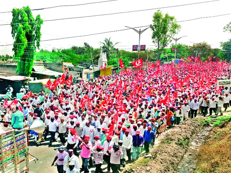  Campaign rally of Kalanan rally | कळवणला किसान सभेचा विजयी मेळावा