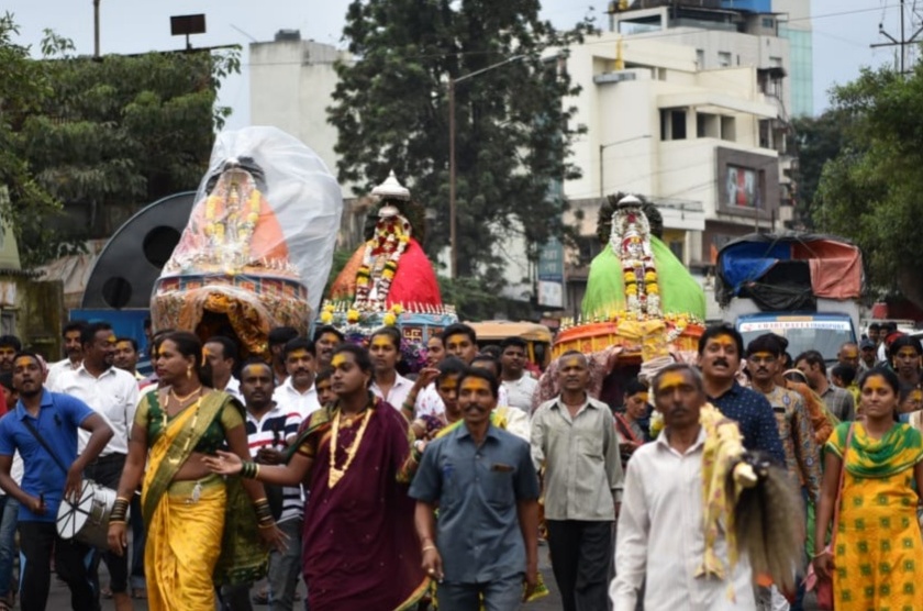 Mana's world departs for beauty, Renuka Devi's main trip on the 7th | मानाचे जग सौंदत्तीला रवाना, रेणुका देवीची ११ तारखेला मुख्य यात्रा