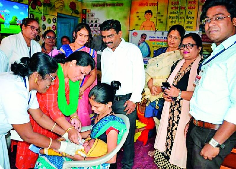 Mission Rainbow Vaccination Campaign in 4 villages | १७२ गावात मिशन इंद्रधनुष लसीकरण मोहीम
