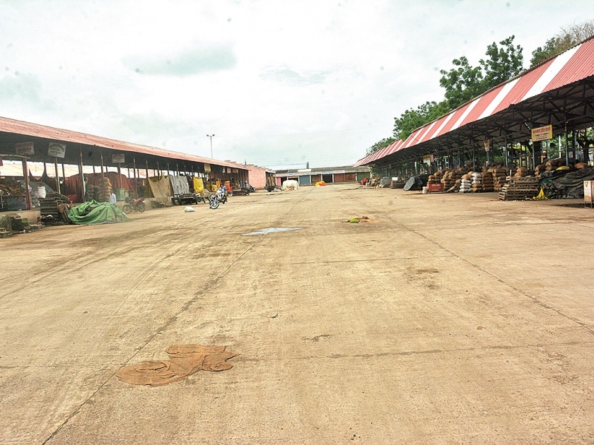   Trade-offs call ; Akola Market Committee closed | व्यापारी-अडत्यांनी पुकारला बेमुदत बंद; अकोला बाजार समितीमध्ये शुकशुकाट
