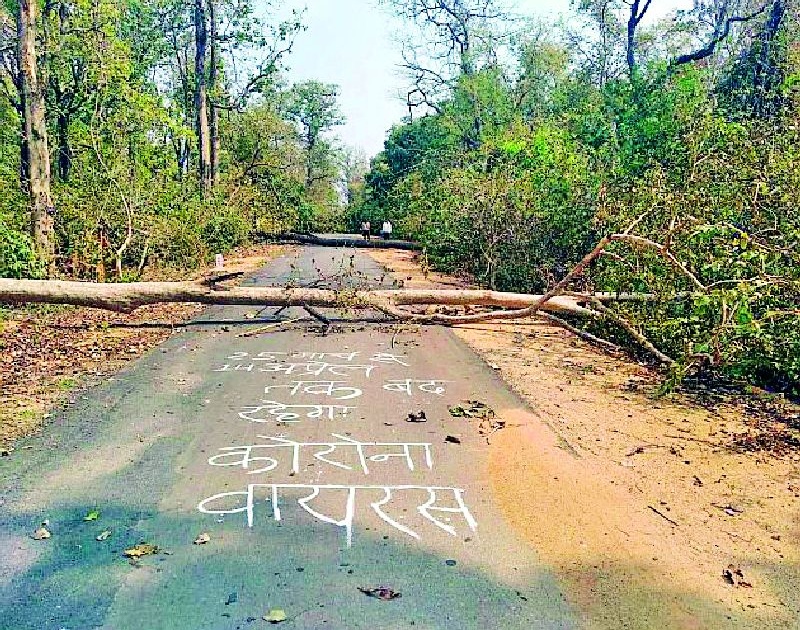 Chhattisgarh border blockade hits villages in Korchi taluka | छत्तीसगडच्या सीमाबंदीचा कोरची तालुक्यातील गावांना फटका