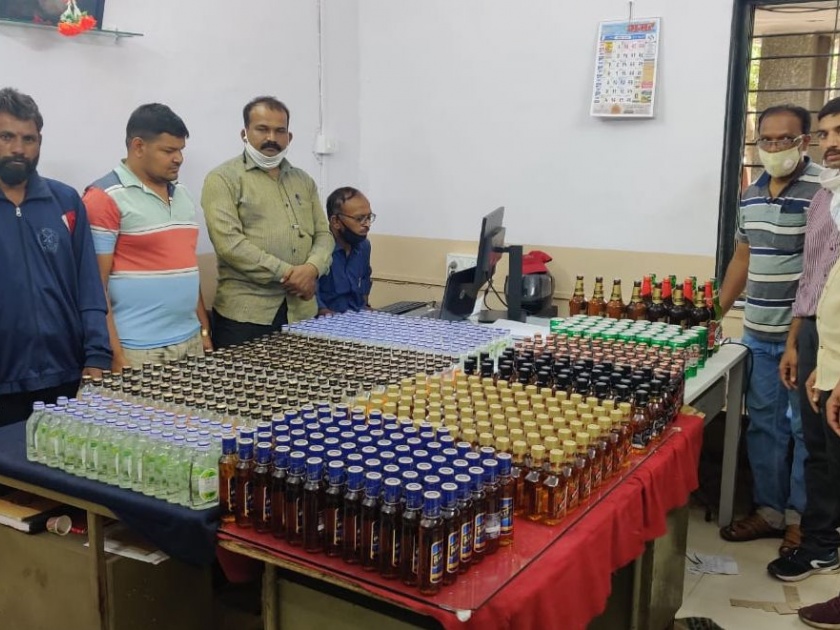 Prohibited liquor seized from a hotel on Jail Road | जेलरोडच्या एका हॉटेलमधून प्रतिबंधित मद्यसाठा जप्त