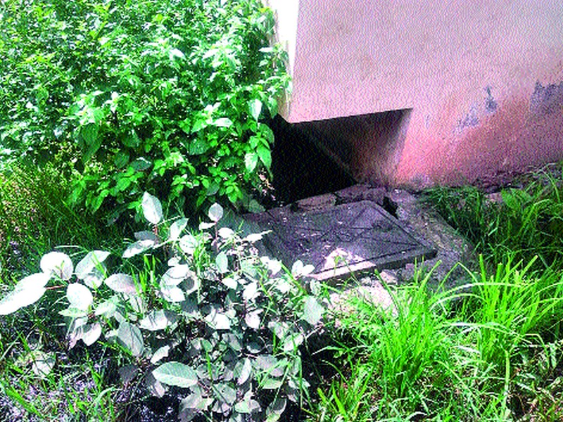  The underground drainage water of the Pandavnagar subdivision | पांडवनगरीत भूमिगत गटारीचे पाणी दुतर्फा