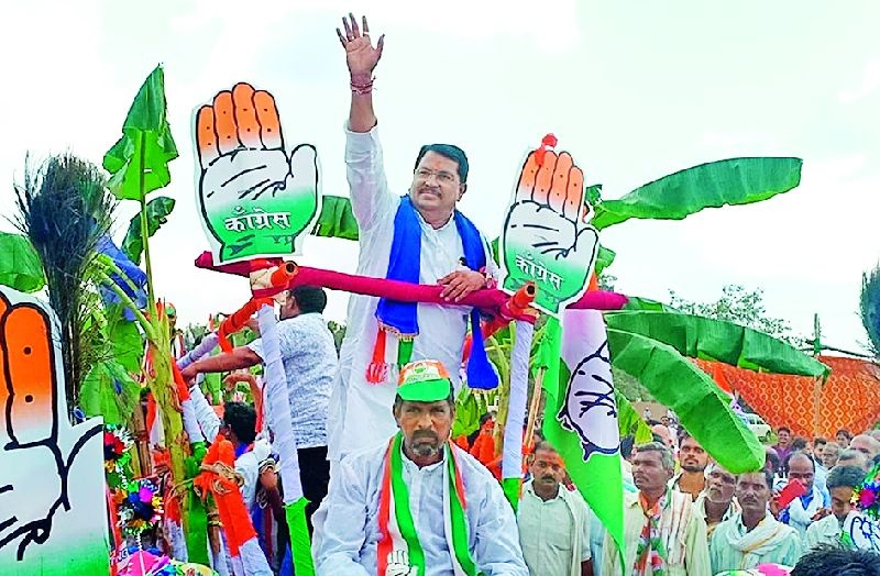 Maharashtra Election 2019 ; Vadettiwar's strong performance in Brahmapuri | Maharashtra Election 2019 ; वडेट्टीवारांचे ब्रह्मपुरीत जोरदार शक्तीप्रदर्शन