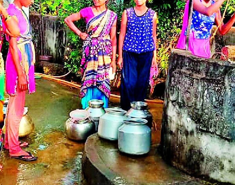 Muddy water supply in Delanwadi village | देलनवाडी गावात गढूळ पाणीपुरवठा