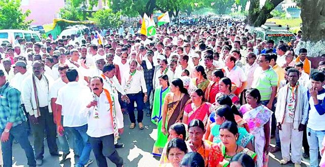 NCP's 'flashback' for the people of Samudrapur | राष्ट्रवादीच्या मोर्चामुळे समुुद्रपूरवासीयांचा ‘फ्लॅशबॅक’