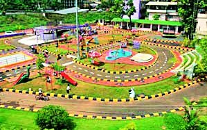 Traffic Park in Pantantnagar Garden | प्रशांतनगर उद्यानात ट्रॅफिक पार्क