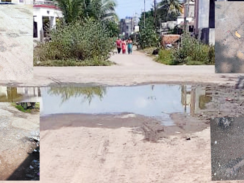 Poor condition of roads in Yeola city | येवला शहरातील रस्त्यांची दुरवस्था