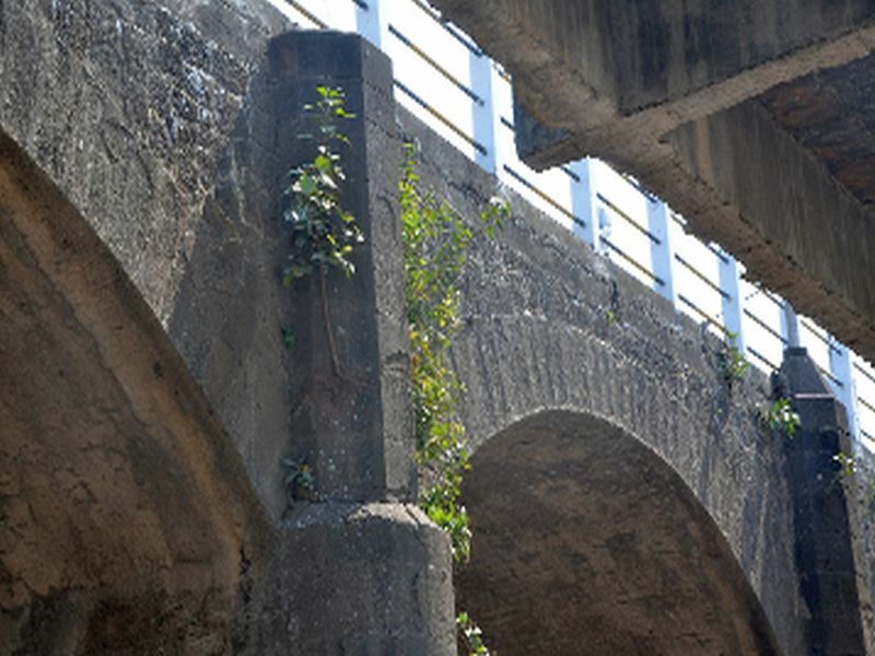 Hazardous transport from a 3 year old bridge | ्र१३१ वर्ष जुन्या पुलावरून धोकेदायक वाहतूक