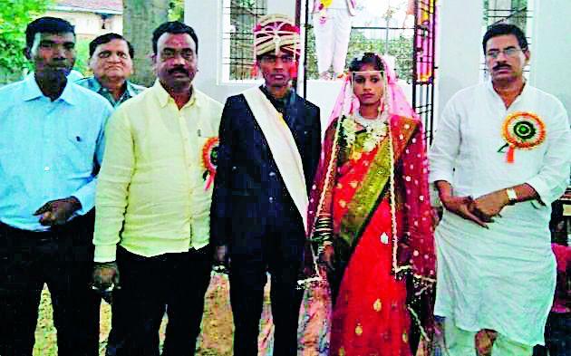 Satya Shodhak Marriage in Channa | चान्ना येथे सत्यशोधक पध्दतीने विवाह
