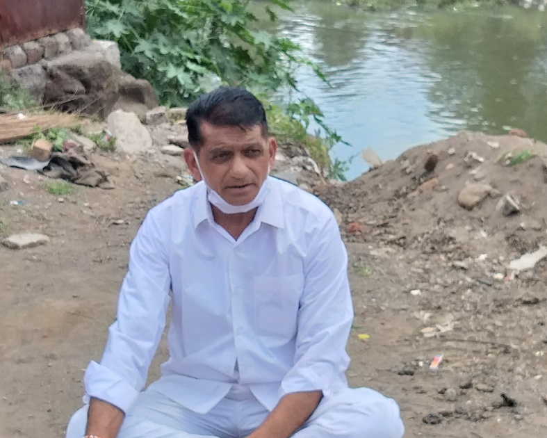 Monsoon river pollution agitation near Ramsetu | मोसम नदी प्रदूषणप्रश्नी रामसेतूजवळ आंदोलन