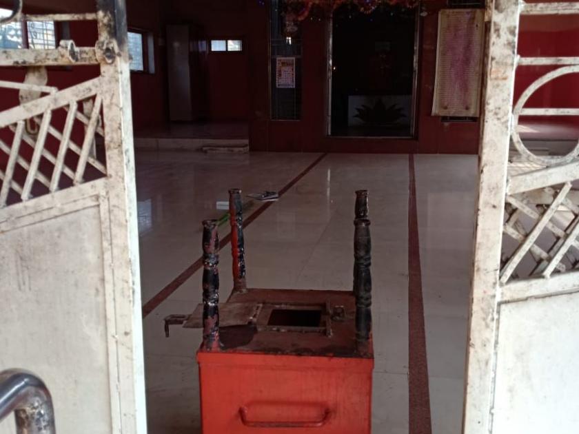 Thief case in kingaon temple | चोरटे शिरजोर....मंदिरही नाही सोडत, यावल तालुक्यातील किनगाव येथे मारुती मंदिराची दानपेटी फोडली