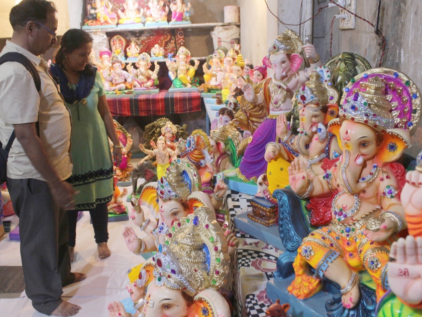 Ganpati Festival Ganesh Festival is celebrated every five days, Haritlika Puja on Wednesday | Ganpati Festival : घरगुती गणेशोत्सव यंदा पाचच दिवस, बुधवारी हरितालिका पूजन