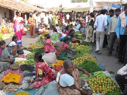 Rush to buy vegetables at Sangameshwar | संगमेश्वरात भाजी खरेदीसाठी गर्दी