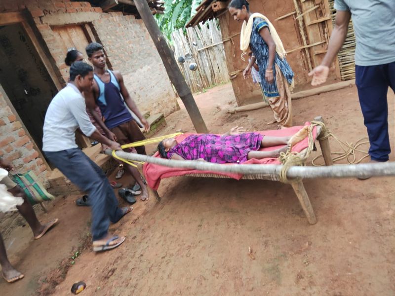 Pregnant woman dies in remote area of Gadchiroli due to lack of timely treatment | वेळेवर उपचाराअभावी गडचिरोलीच्या दुर्गम भागातील गर्भवतीचा मृत्यू