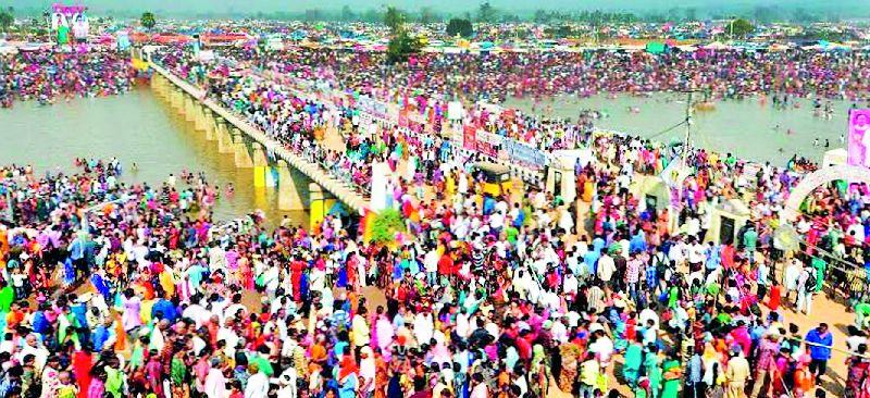 The number of devotees in Madaram Jatra will rise to one crore | मेडाराम जत्रेतील भाविकांचा आकडा एक कोटीवर जाणार