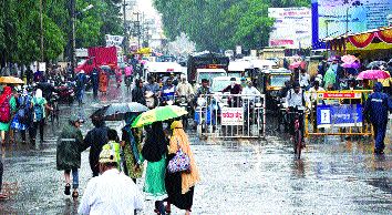 The district received 8.5 percent more rainfall than last year | जिल्ह्यात गतवर्षीपेक्षा ७७.३ टक्के जादा पाऊस