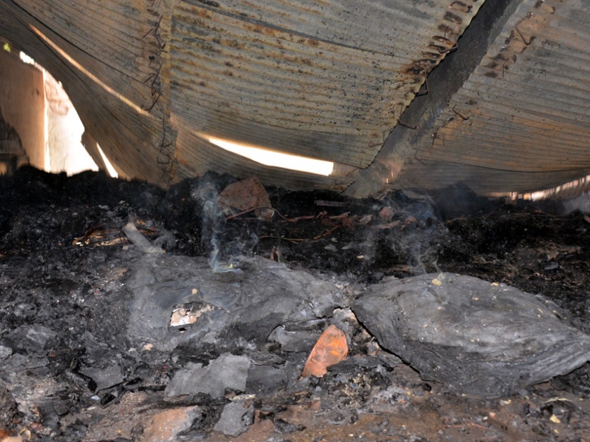 Parbhani incidents: fire department of godowns | परभणीतील घटना:कृषी विभागाच्या गोदामाला आग
