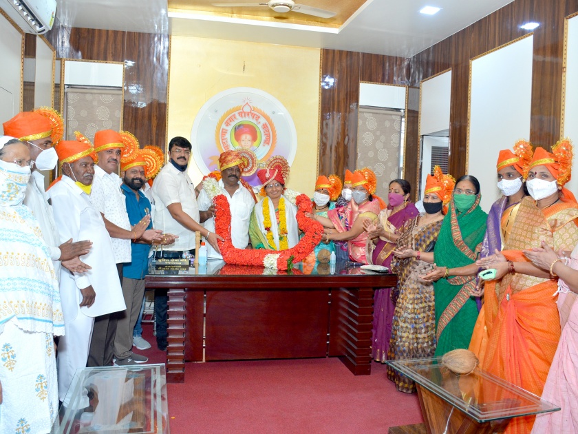 Bharti Suryavanshi unopposed as the Vice President of Satana Municipality | सटाणा पालिकेच्या उपाध्यक्षपदी भारती सूर्यवंशी बिनविरोध