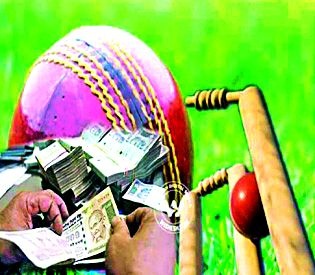 Cricket betting, police raid | क्रिकेट सामन्यावर सट्टा, पोलिसांची धाड