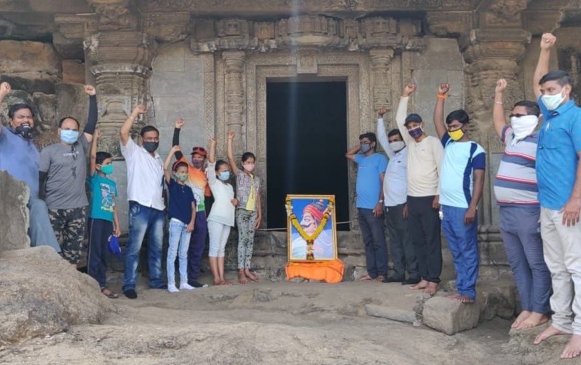 Maharana Pratap Jayanti at Tringalwadi Fort | त्रिंगलवाडी किल्ल्यावर महाराणा प्रताप जयंती